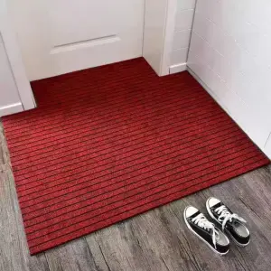 Seven stripe floor mat