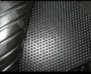 Black Rubber Floor Mat durable Anti-slip Designed for Stables & Home Gyms