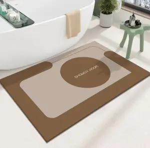 Carpet Toilet Anti slip Quick Drying Diatom Mud Soft Mat Super Absorbent Mat Bathroom Waterproof Floor Mats Bath Rugs