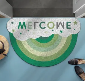High Quality Rainbow Shaped Back Door Mat Different Size Pvc Mat Floor Mat For Best Price