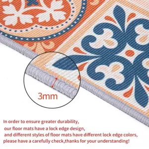 Simple Kitchen Mat Foot mats Long Area Rugs Crystal Velvet Carpet for Living Room Absorbent Foot Mats Bedroom Doormat