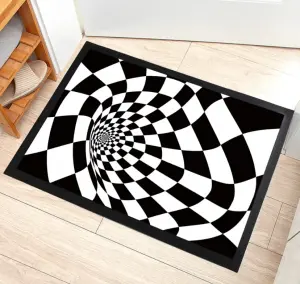 Custom Non-Slip Modern Welcome Design Logo Floor Doormats Entrance Rubber Floor Mat Carpet Rug